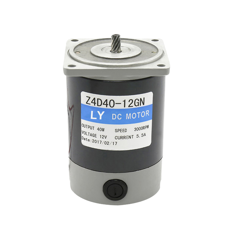 Home Appliances - Kompakter Parallelwellen-PMDC-Bürstengetriebemotor 24V DC 80mm 40W