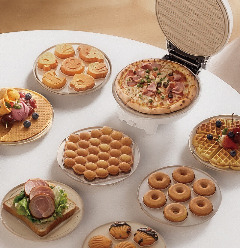 Mini Waffle Maker Machine - 750 W Mini Sandwich Maker Elektrische