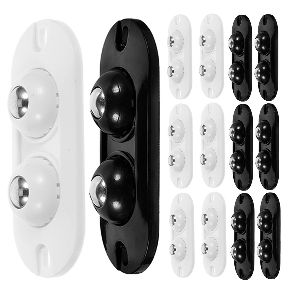 Small Appliances - 16 Stück selbstklebende Schwenkrollen, Mini-Rollen für