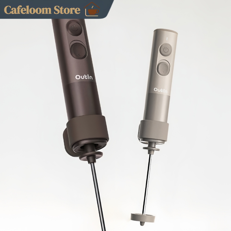 Electric Milk Frother Handheld - Outin Lattogo Elektrischer Tragbarer Milchaufschäumer Professioneller