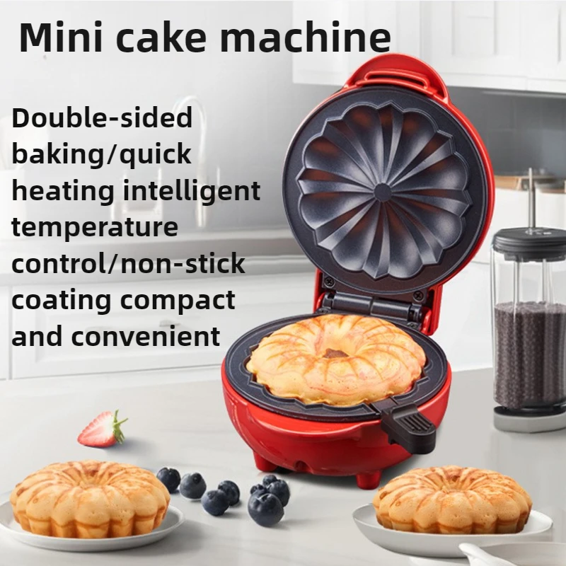 Mini Waffle Maker Machine - Frühstücksmaschine für zu Hause Backmaschine MINI