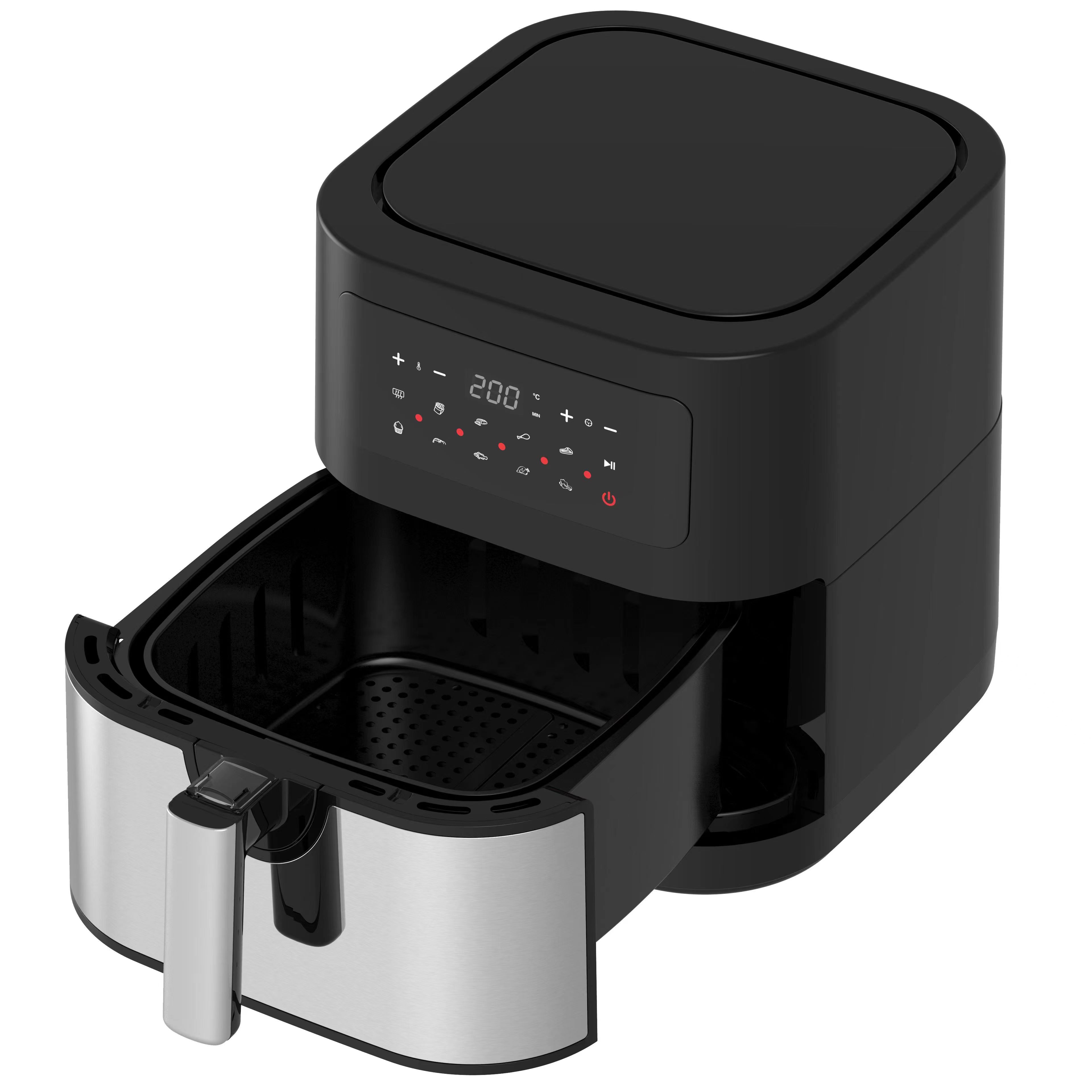 Air Fryer Silicone Pot Liner - Neueste 6L Edelstahl Silikoneinlagen Topf Elektroherd