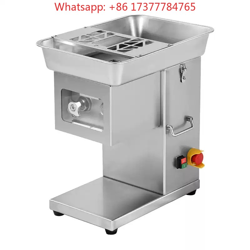 Automatic Meat Slicer Home - 550W Desktop-Fleischschneider, kommerzieller elektrischer automatischer Edelstahl-Gemüse-