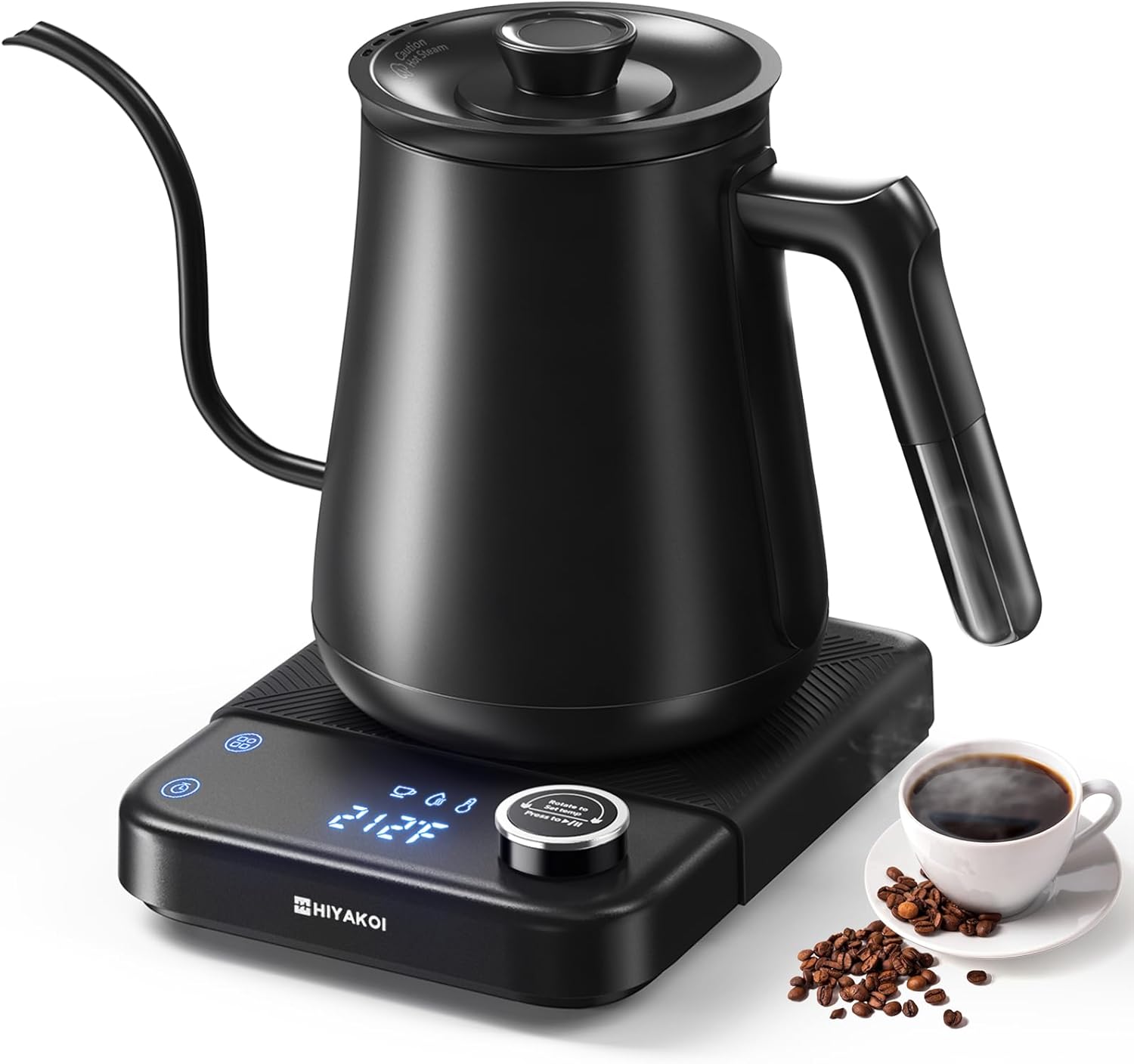 Electric Kettle Temperature Control - Elektrischer Schwanenhals-Wasserkocher mit ±1° Temperaturgenauigkeit ℉