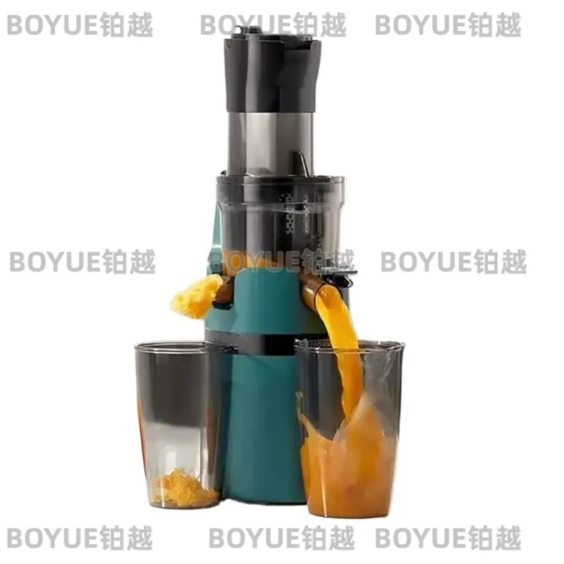 Electric Slow Juicer Cold Press - Großkalibriger Slow Juicer Kaltpress-Extraktor Elektrische Obst-