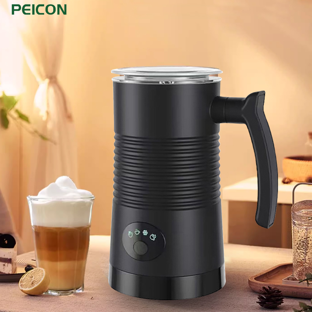 Electric Milk Frother Handheld - Elektrischer Milchaufschäumer, automatischer Rotationsschäumer für Kaffee,