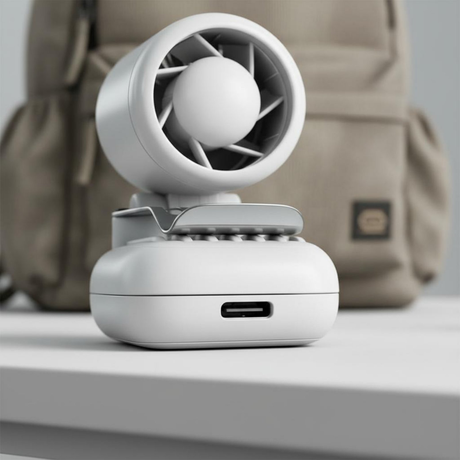 Small Appliances - Kleiner Clip-Ventilator mit starkem Wind, USB-Clip-Ventilator,