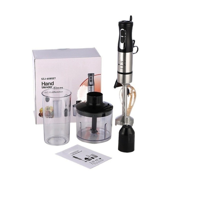 Immersion Hand Blender Set - Multifunktionales Stabmixer-Set Tragbarer Elektrischer Lebensmittelmixer für