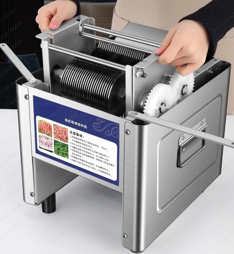 Automatic Meat Slicer Home - 220 V elektrische Fleischschneidemaschine, kommerzieller Fleischwolf