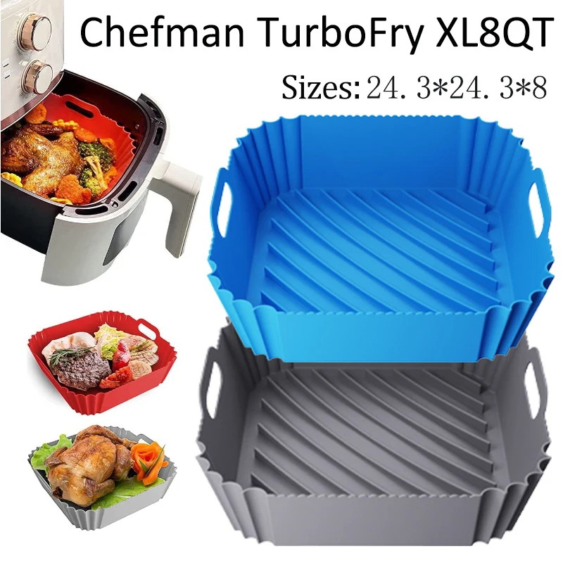 Große Air Fryer Silikon Korb T – Air Fryer Silicone Pot Liner Bewertung und Preis