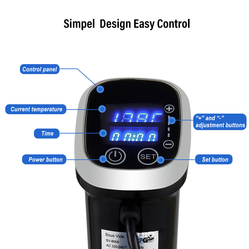 IPX7 wasserdichter Sous-Vide-P – Digital Sous Vide Precision Cooker Bewertung und Preis