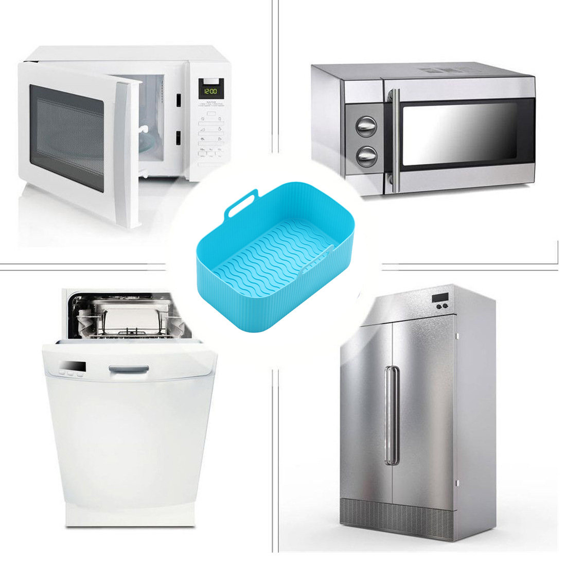 Air fryer Zubehör Luft fritte  – Air Fryer Silicone Pot Liner Bewertung und Preis
