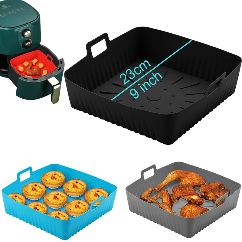 Großer 23 cm großer Air Fryer  – Air Fryer Silicone Pot Liner Bewertung und Preis