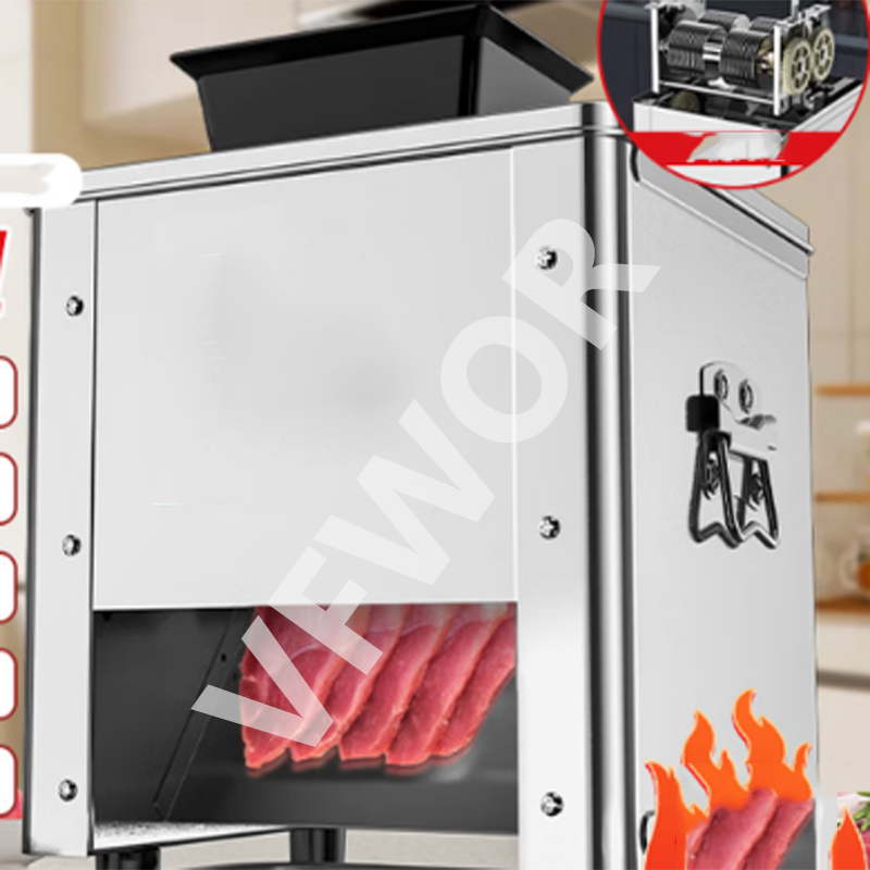 Neuer Kleiner Kommerzieller Au – Automatic Meat Slicer Home Bewertung und Preis