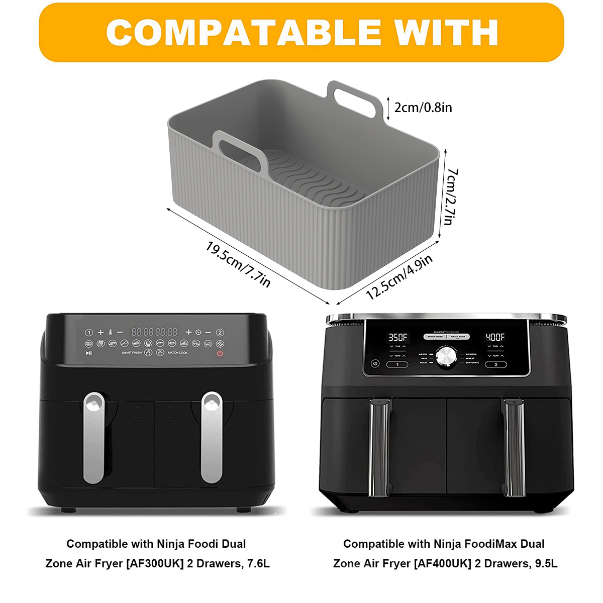 Silikon-Luftfritteuse-Einsatz  – Air Fryer Silicone Pot Liner Bewertung und Preis