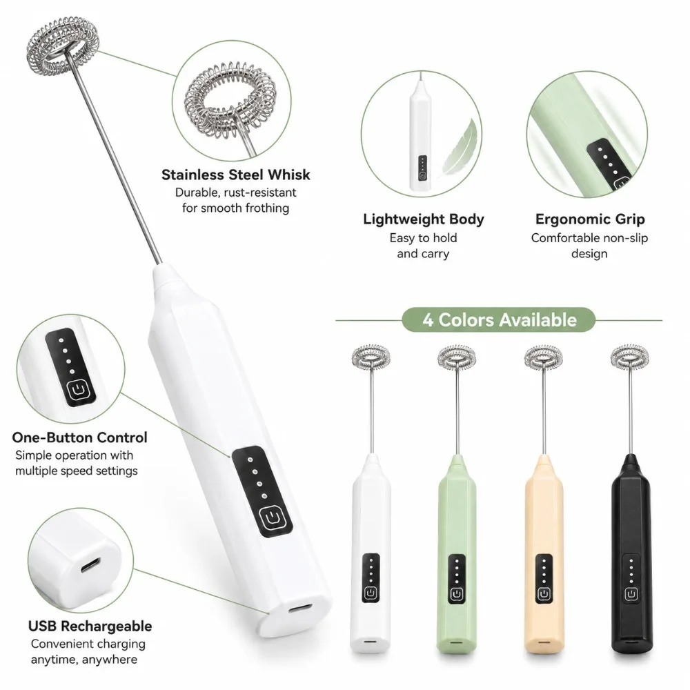 Milchaufschäumer und Eiermixer – Electric Milk Frother Handheld Bewertung und Preis