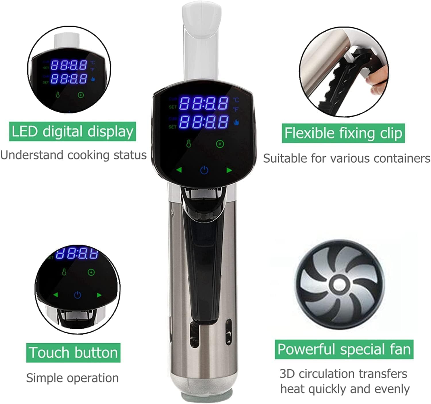 Sous Vide Machine Tauchzirkula – Digital Sous Vide Precision Cooker Bewertung und Preis