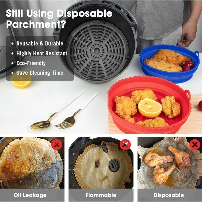 D0AB 2er-Pack Luftfritteusen-S – Air Fryer Silicone Pot Liner Bewertung und Preis