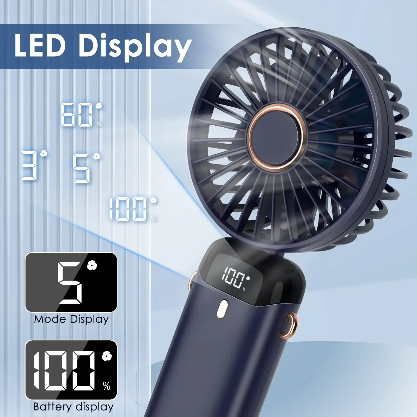 5000 mAh Handheld Mini Fan Wir – Portable Blender Usb Rechargeable Bewertung und Preis