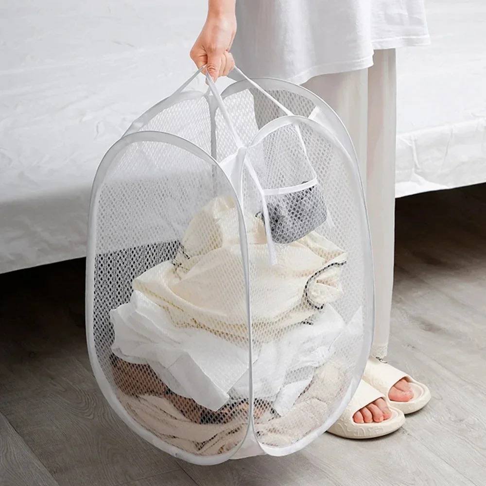 Mesh-Wäschekorb, Pop-Up-Korb f – Laundry Bewertung und Preis