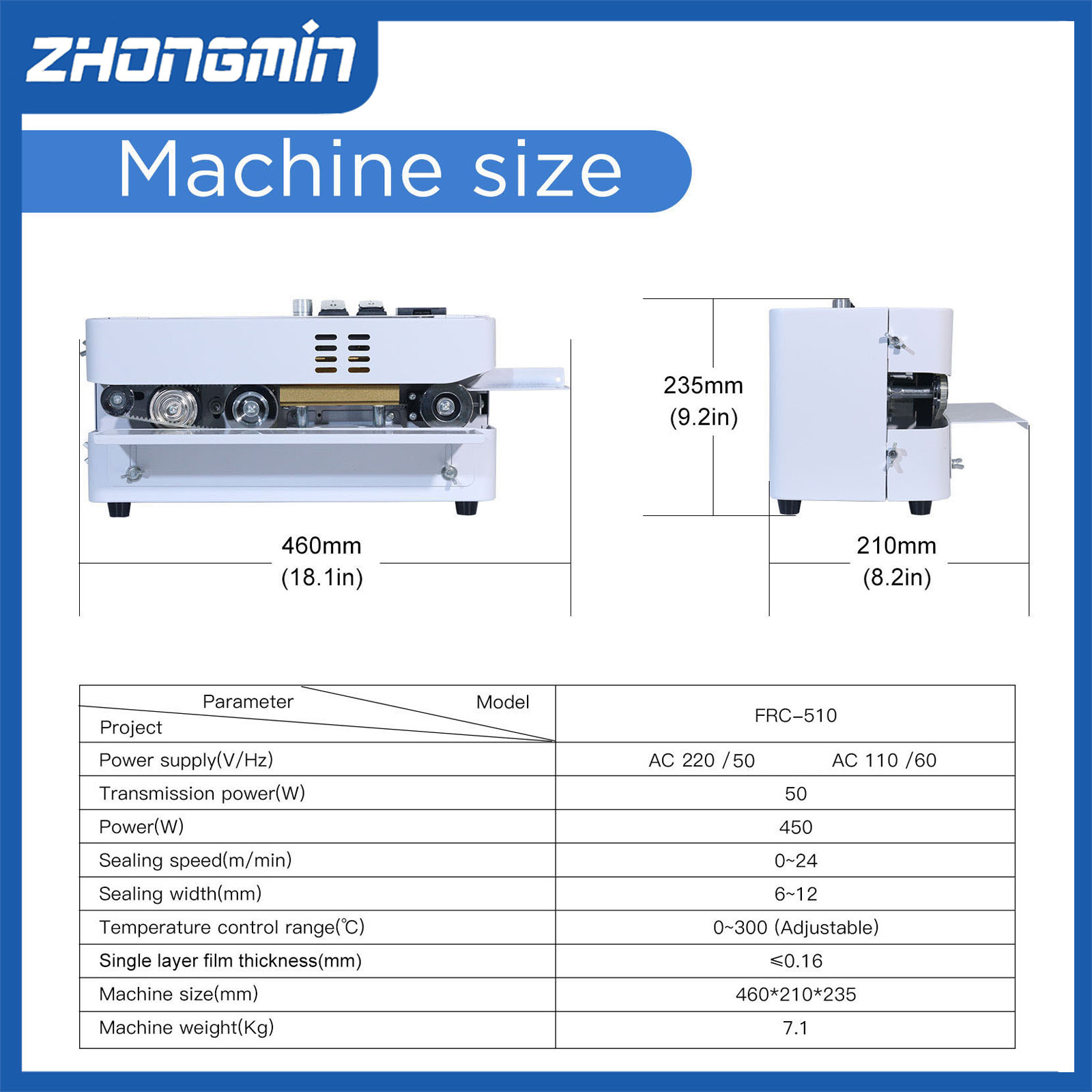 ZHONGMIN Elektrischer Vakuumie – Food Vacuum Sealer Machine Bewertung und Preis