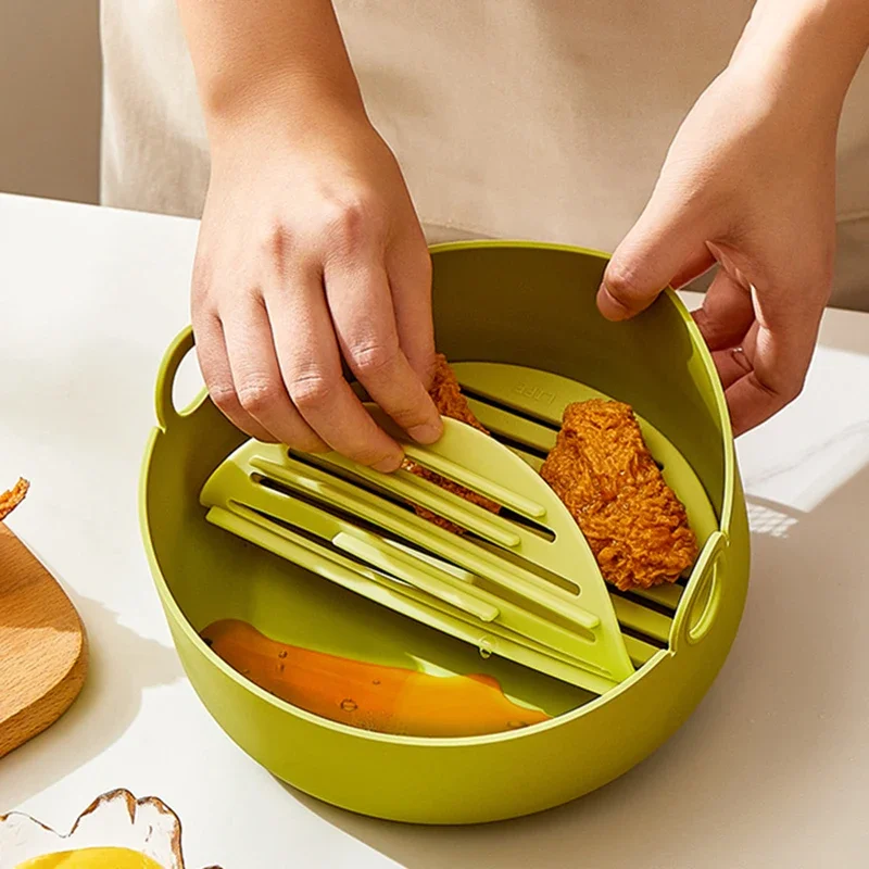 Runde Luftfritteuse-Einlagen,  – Air Fryer Silicone Pot Liner Bewertung und Preis