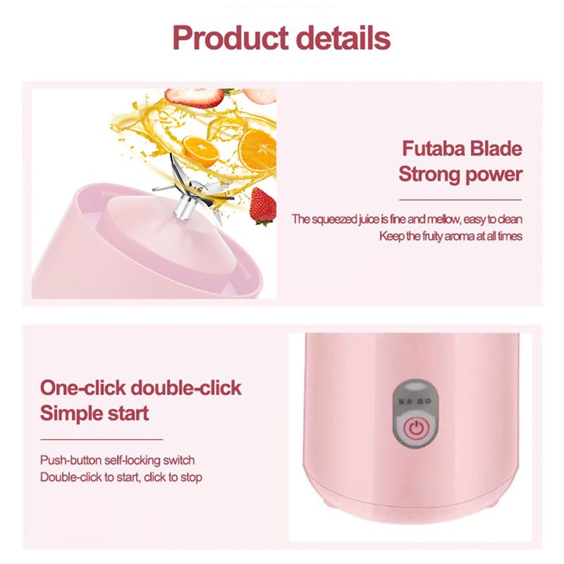 ABBP-USB Wiederaufladbarer Tra – Portable Blender Usb Rechargeable Bewertung und Preis