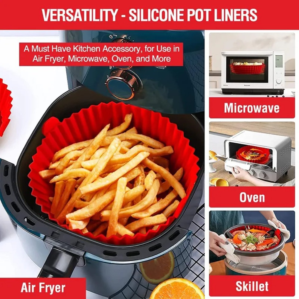Wiederverwendbarer Silikon-Ein – Air Fryer Silicone Pot Liner Bewertung und Preis