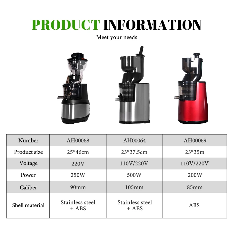 Automatische Entsafter-Maschin – Electric Slow Juicer Cold Press Bewertung und Preis