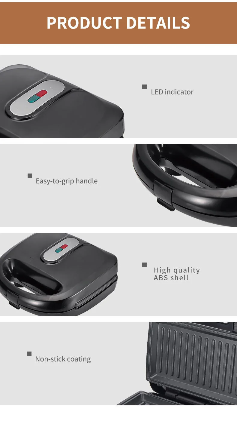 220/110V Haushaltsgeräte 10-in – Mini Waffle Maker Machine Bewertung und Preis