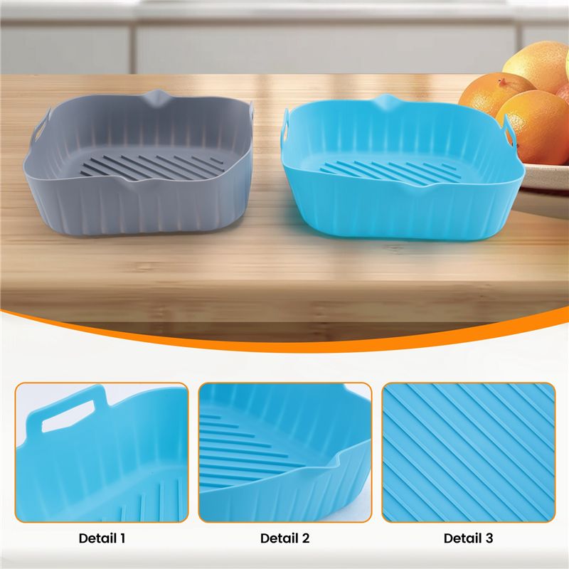 NEUHEIT: Auf Lager - 2 Stück G – Air Fryer Silicone Pot Liner Bewertung und Preis