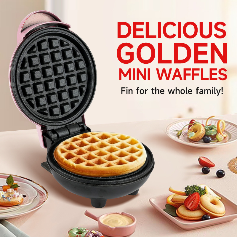 Mini-Waffeleisen Elektrisches  – Mini Waffle Maker Machine Bewertung und Preis