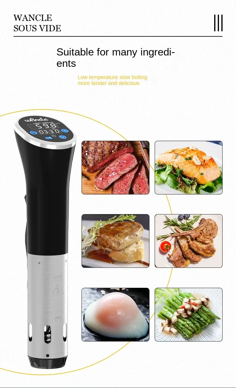 220-V-Sous-Vide-Kocher von Wan – Digital Sous Vide Precision Cooker Bewertung und Preis