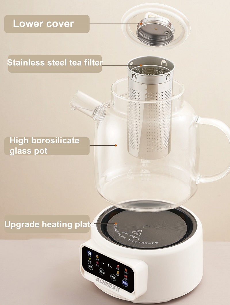 600W Multifunktions-Gesundheit – Electric Kettle Temperature Control Bewertung und Preis