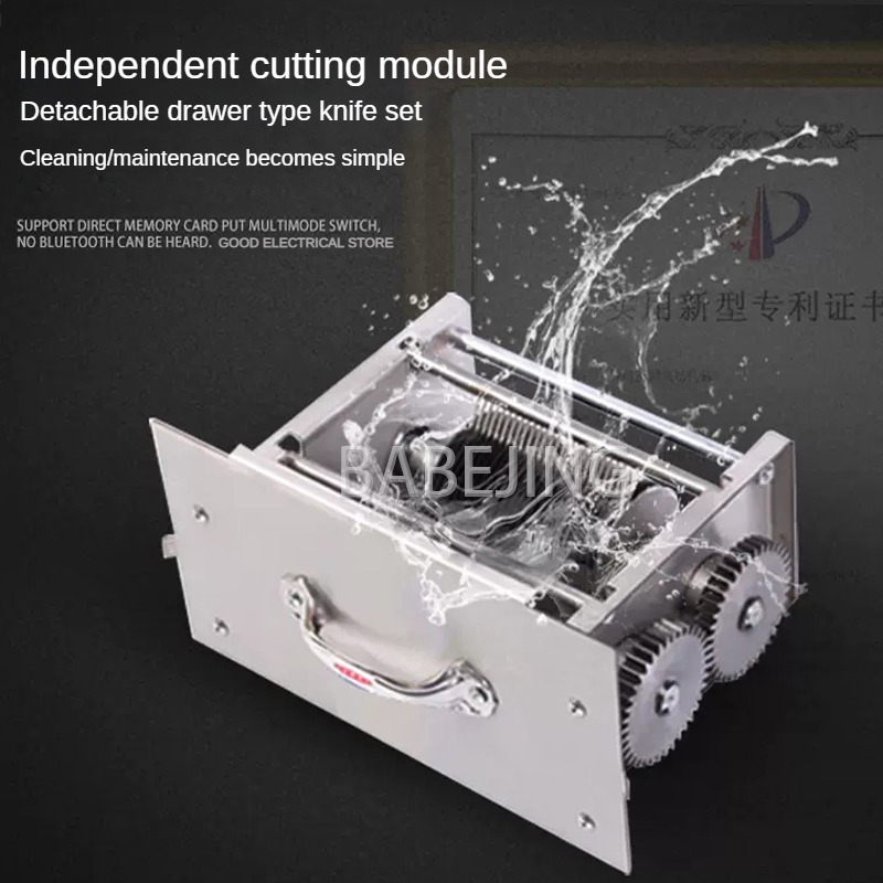 Multifunktionaler Edelstahl-Fl – Automatic Meat Slicer Home Bewertung und Preis